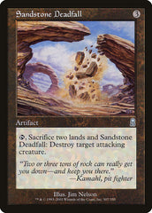 Fosso-Armadilha de Arenito / Sandstone Deadfall - Magic: The Gathering - MoxLand