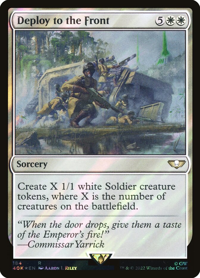 Deploy to the Front - Magic: The Gathering - MoxLand