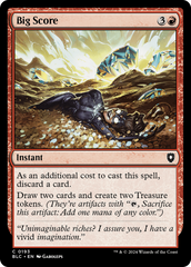 Sorte Grande / Big Score - Magic: The Gathering - MoxLand