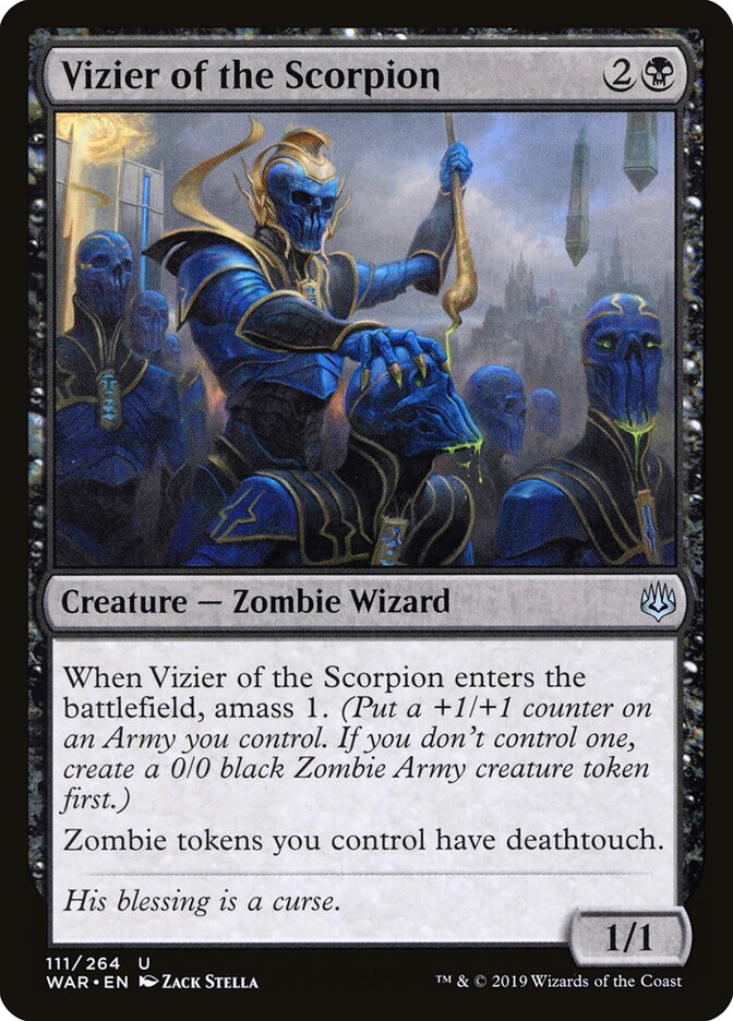 Vizir do Escorpião / Vizier of the Scorpion - Magic: The Gathering - MoxLand