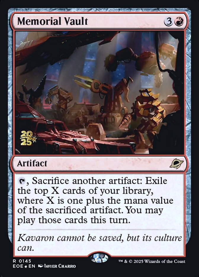 Memorial Vault - Magic: The Gathering - MoxLand