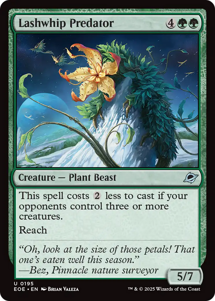 Predadora da Vinha-chicote / Lashwhip Predator - Magic: The Gathering - MoxLand