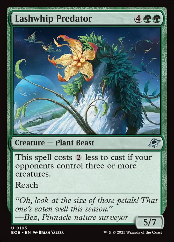 Predadora da Vinha-chicote / Lashwhip Predator - Magic: The Gathering - MoxLand