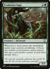 Sábio da Evolução / Evolution Sage - Magic: The Gathering - MoxLand