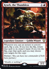 Krark, o Sem Dedão / Krark, the Thumbless - Magic: The Gathering - MoxLand