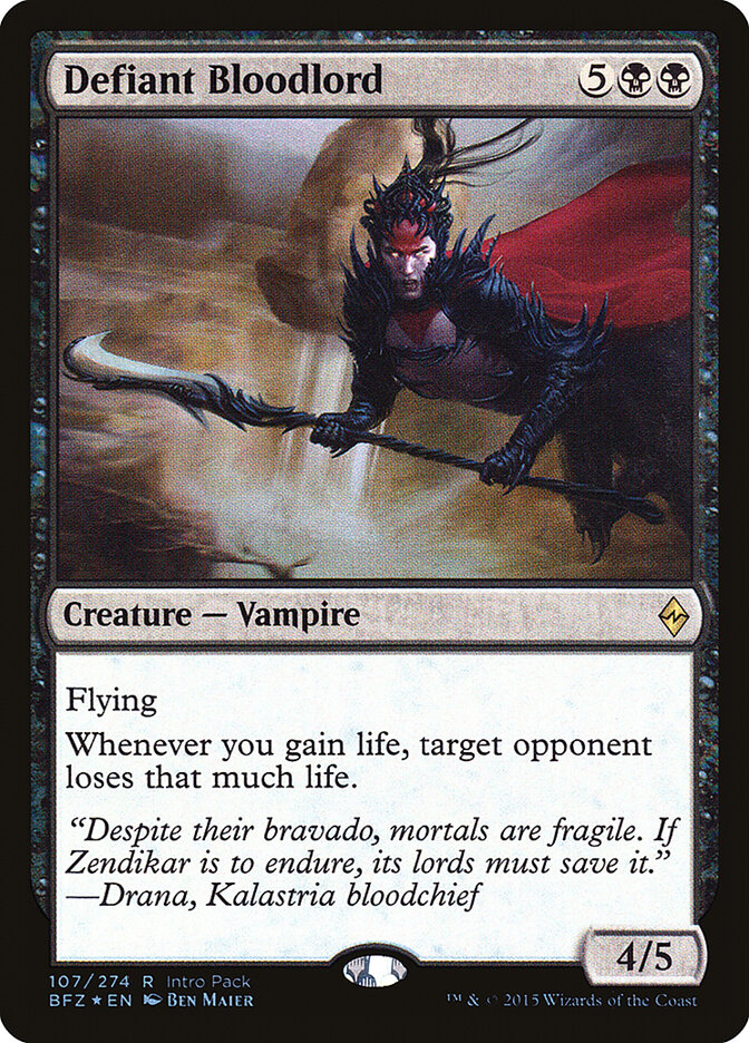 Senhor Vampiro Audaz / Defiant Bloodlord - Magic: The Gathering - MoxLand