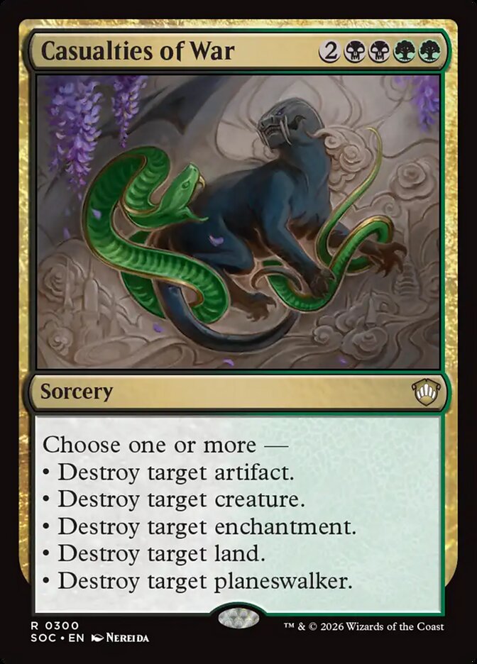 Baixas de Guerra / Casualties of War - Magic: The Gathering - MoxLand