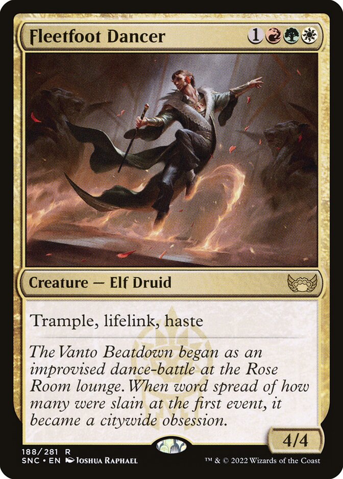 Dançarino do Passo Ligeiro / Fleetfoot Dancer - Magic: The Gathering - MoxLand
