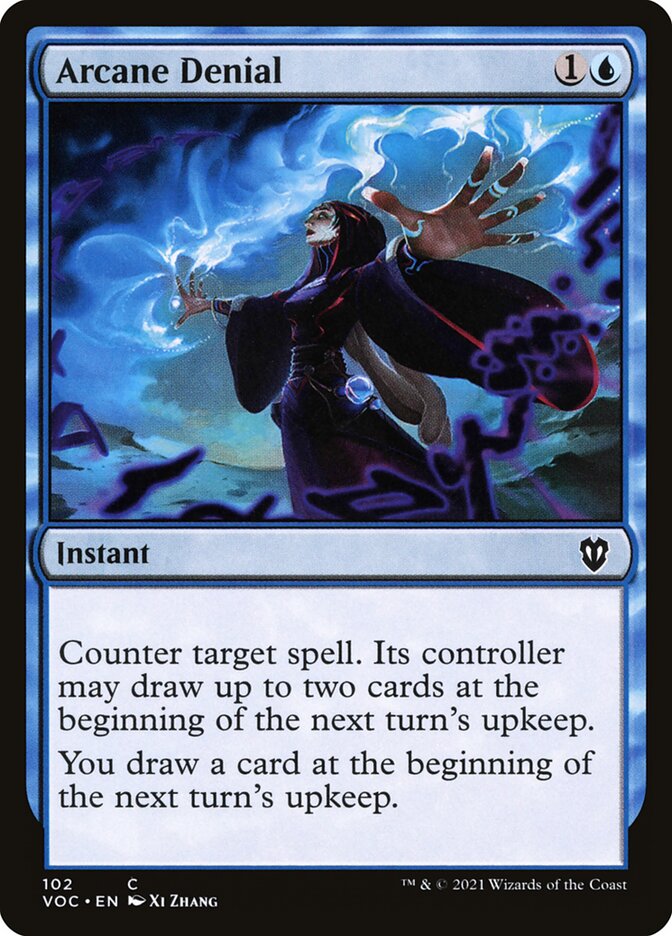 Contradição Arcana / Arcane Denial - Magic: The Gathering - MoxLand