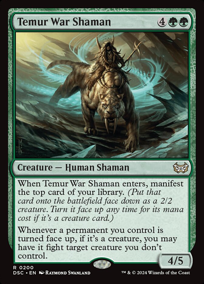 Xamã de Guerra Temur / Temur War Shaman - Magic: The Gathering - MoxLand