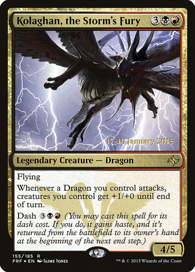 Kolaghan, Fúria da Tempestade / Kolaghan, the Storm's Fury - Magic: The Gathering - MoxLand