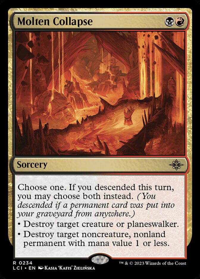 Colapso Derretido / Molten Collapse - Magic: The Gathering - MoxLand