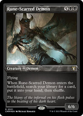 Demônio das Cicatrizes Rúnicas / Rune-Scarred Demon - Magic: The Gathering - MoxLand