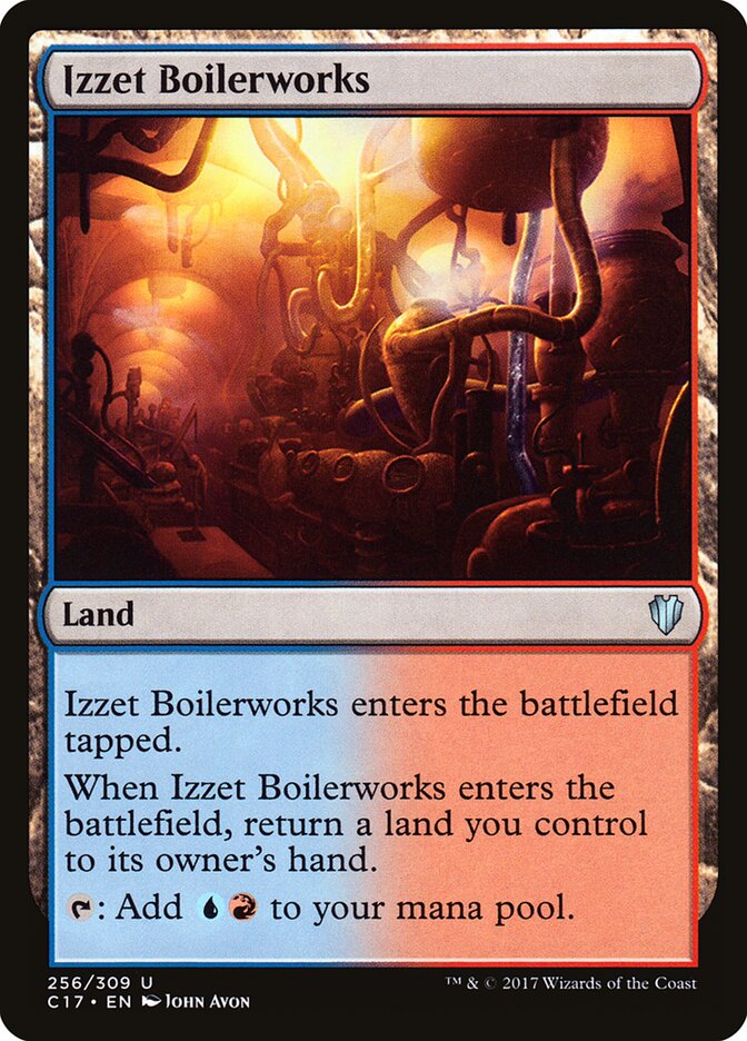 Fábrica de Caldeira Izzet / Izzet Boilerworks - Magic: The Gathering - MoxLand