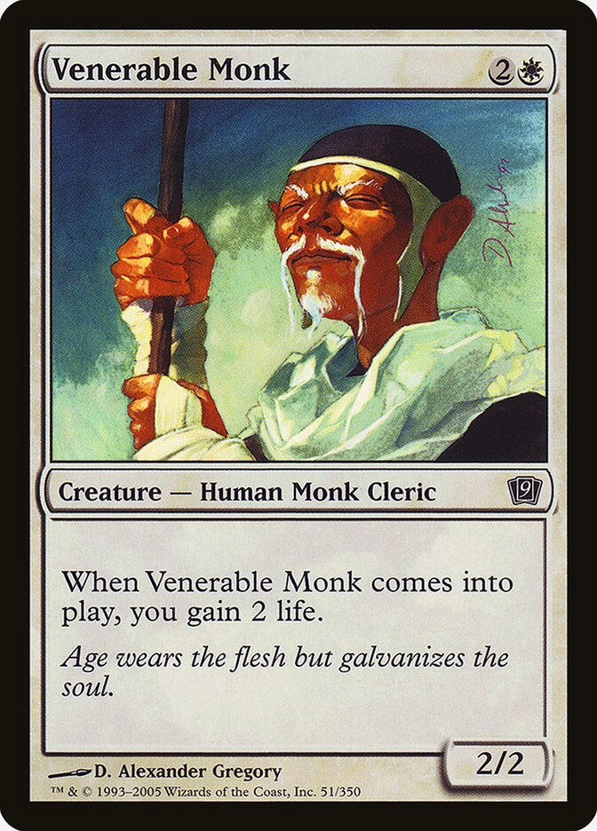 Monge Venerável / Venerable Monk - Magic: The Gathering - MoxLand