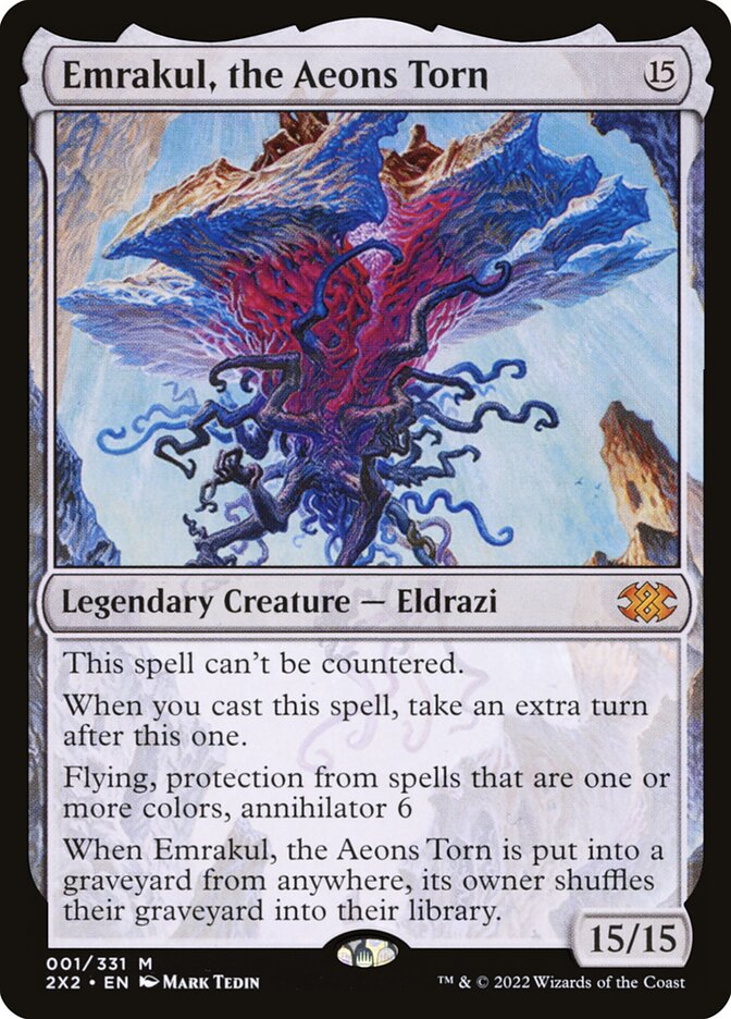 Emrakul, o Fragmento dos Éons / Emrakul, the Aeons Torn - Magic: The Gathering - MoxLand