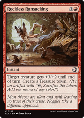 Saque Imprudente / Reckless Ransacking - Magic: The Gathering - MoxLand