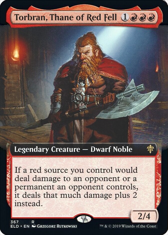 Torbran, Tano de Lapa Vermelha / Torbran, Thane of Red Fell - Magic: The Gathering - MoxLand