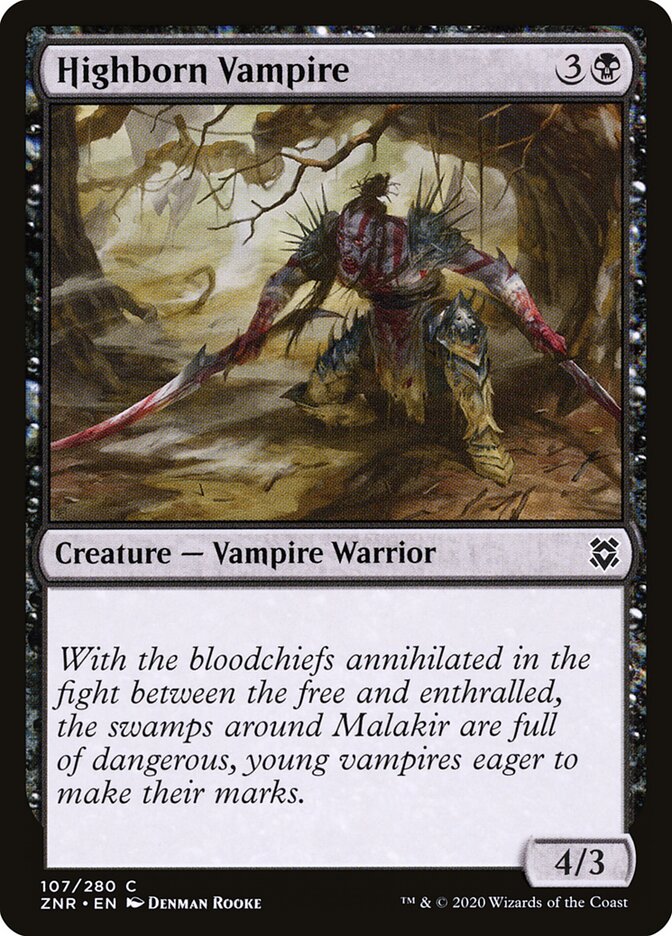Vampiro Fidalgo / Highborn Vampire - Magic: The Gathering - MoxLand