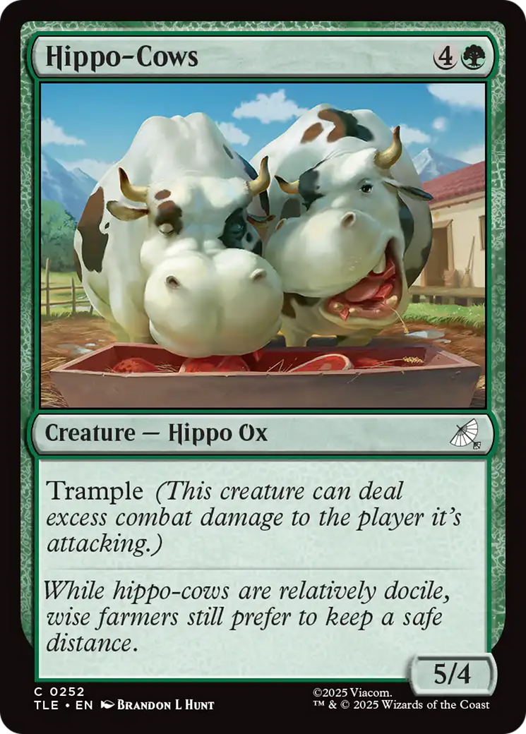 Vacas-hipopótamos / Hippo-Cows - Magic: The Gathering - MoxLand