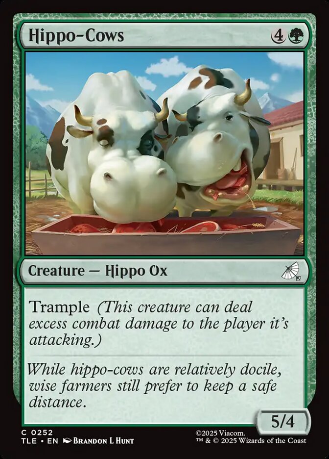 Vacas-hipopótamos / Hippo-Cows - Magic: The Gathering - MoxLand