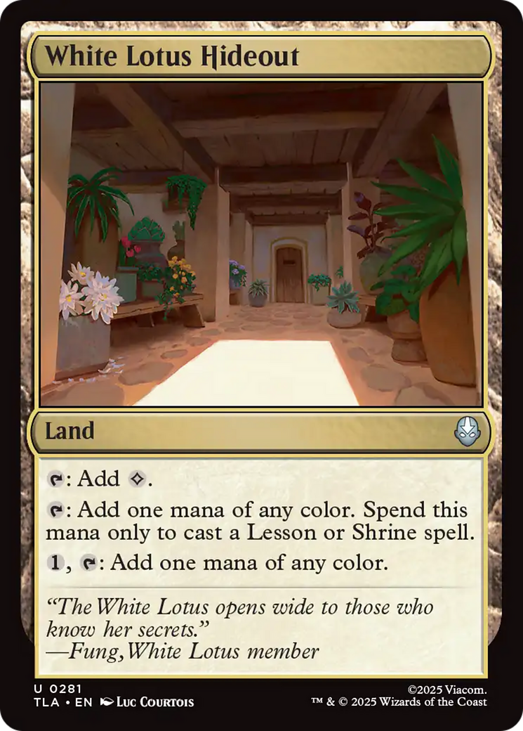 Esconderijo do Lótus Branco / White Lotus Hideout - Magic: The Gathering - MoxLand