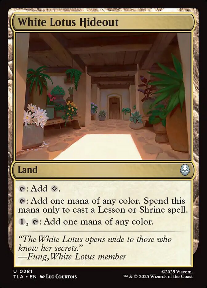 Esconderijo do Lótus Branco / White Lotus Hideout - Magic: The Gathering - MoxLand