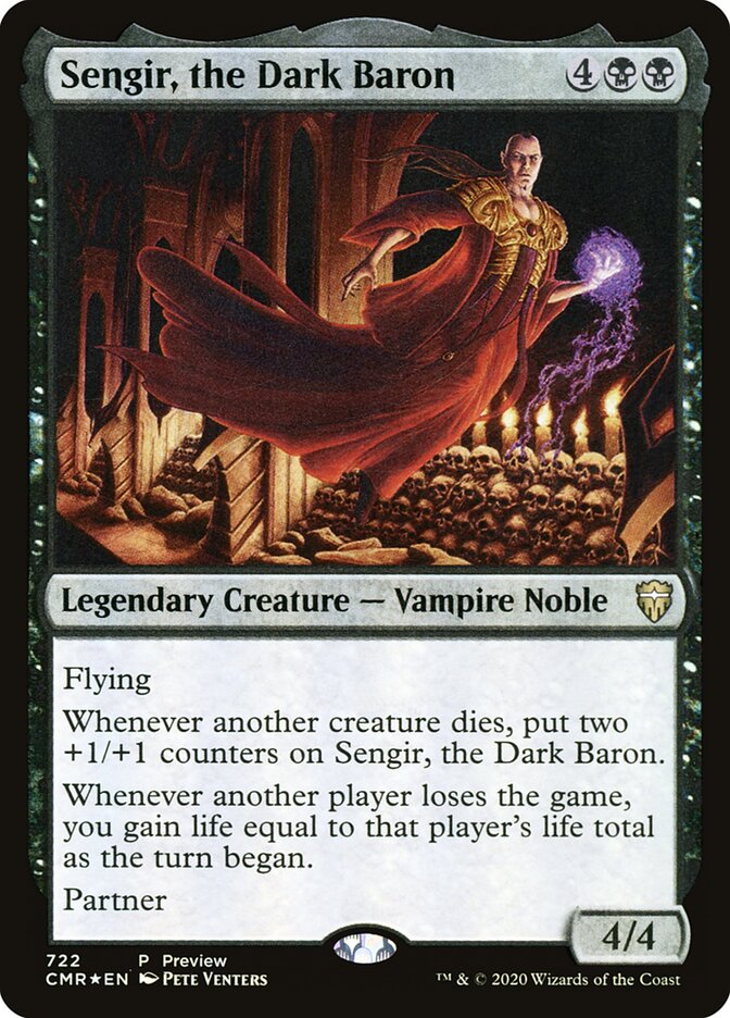 Sengir, o Barão Sombrio / Sengir, the Dark Baron - Magic: The Gathering - MoxLand