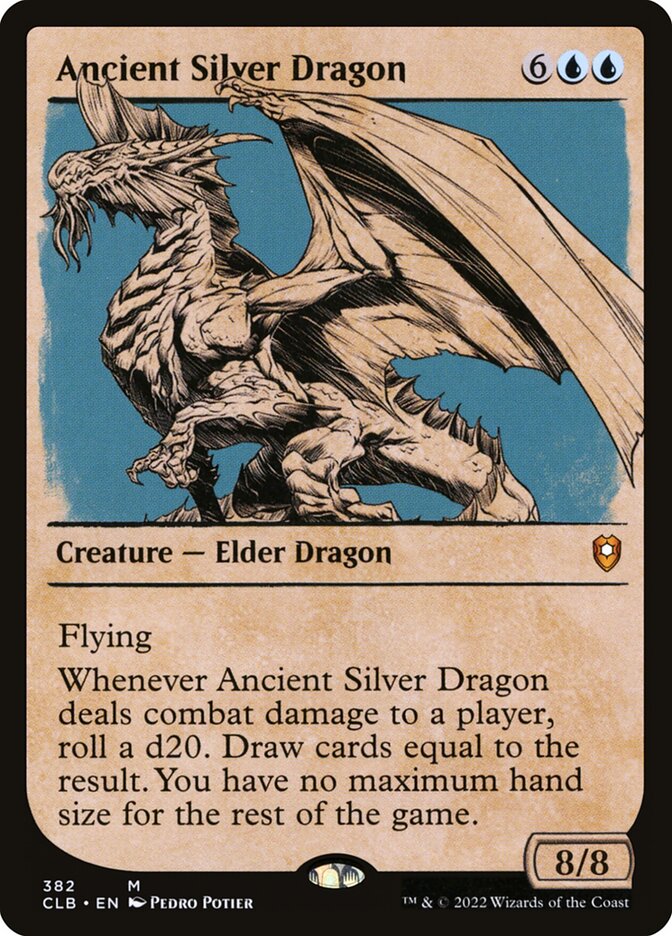 Dragão de Prata Ancião / Ancient Silver Dragon - Magic: The Gathering - MoxLand