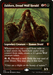 Faldorn, Arauta de Lobo Medonho / Faldorn, Dread Wolf Herald - Magic: The Gathering - MoxLand