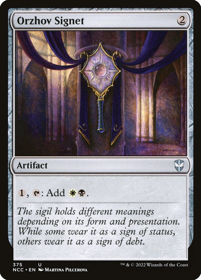 Sinete Orzhov / Orzhov Signet - Magic: The Gathering - MoxLand