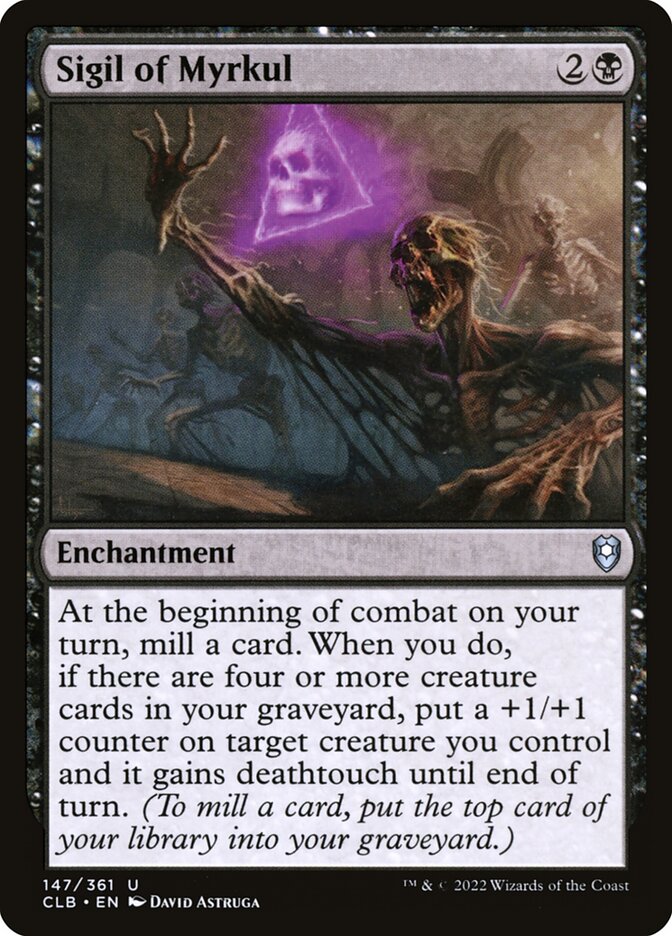 Insígnia de Myrkul / Sigil of Myrkul - Magic: The Gathering - MoxLand