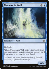 Barreira Mnemônica / Mnemonic Wall - Magic: The Gathering - MoxLand