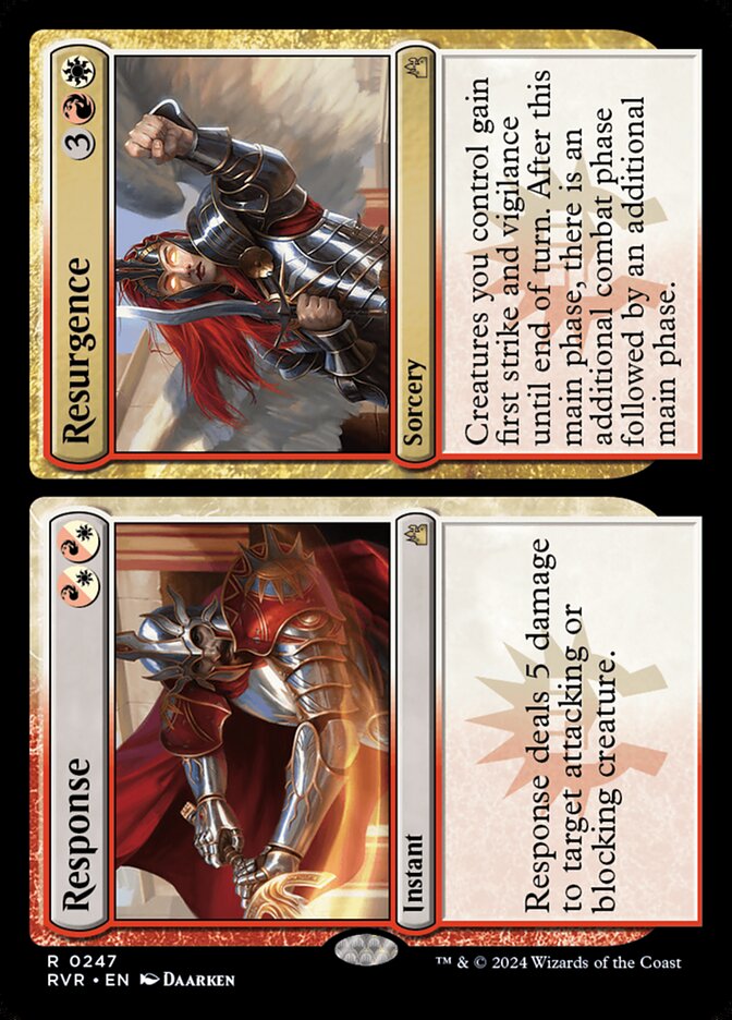 Resposta / Ressurgimento / Response / Resurgence - Magic: The Gathering - MoxLand