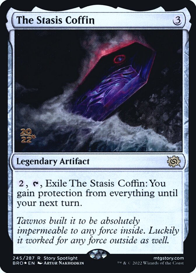 O Caixão de Estase / The Stasis Coffin - Magic: The Gathering - MoxLand