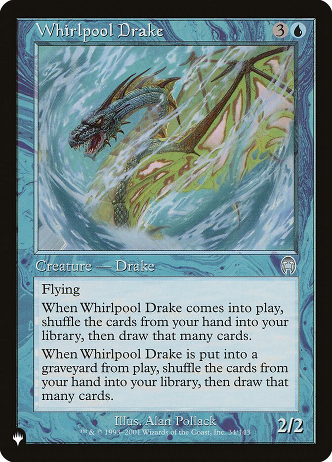 Dragonete do Redemoinho / Whirlpool Drake - Magic: The Gathering - MoxLand