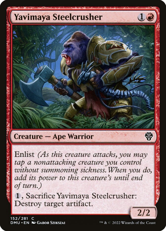 Esmagador de Aço de Yavimaya / Yavimaya Steelcrusher - Magic: The Gathering - MoxLand