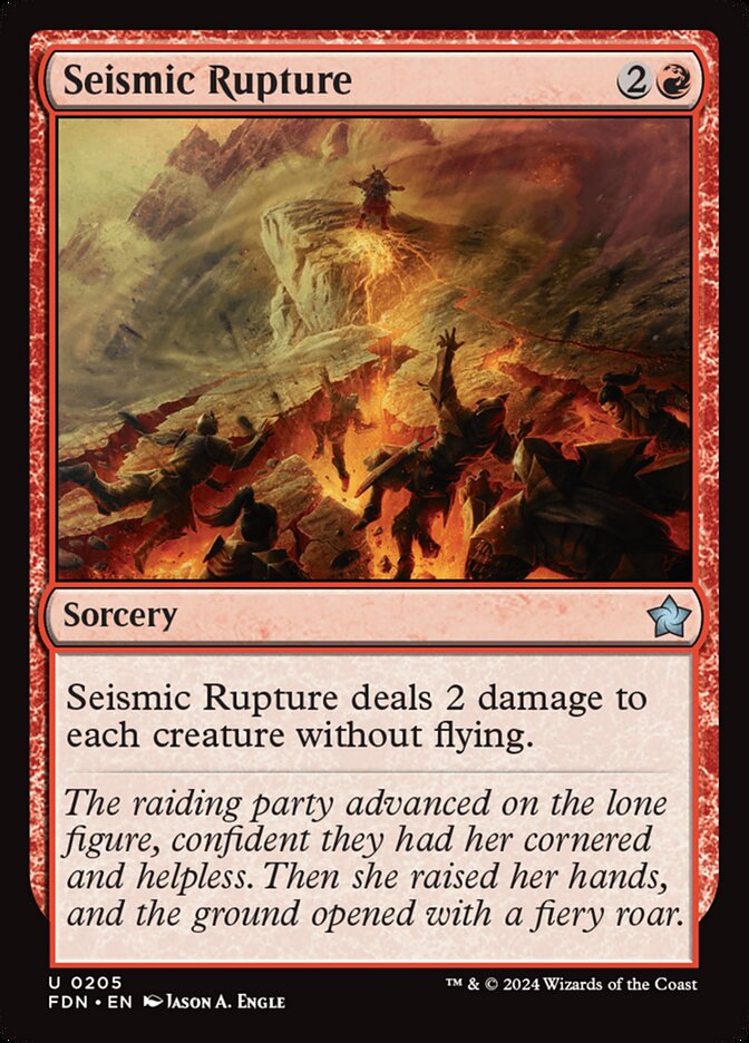 Ruptura Sísmica / Seismic Rupture - Magic: The Gathering - MoxLand