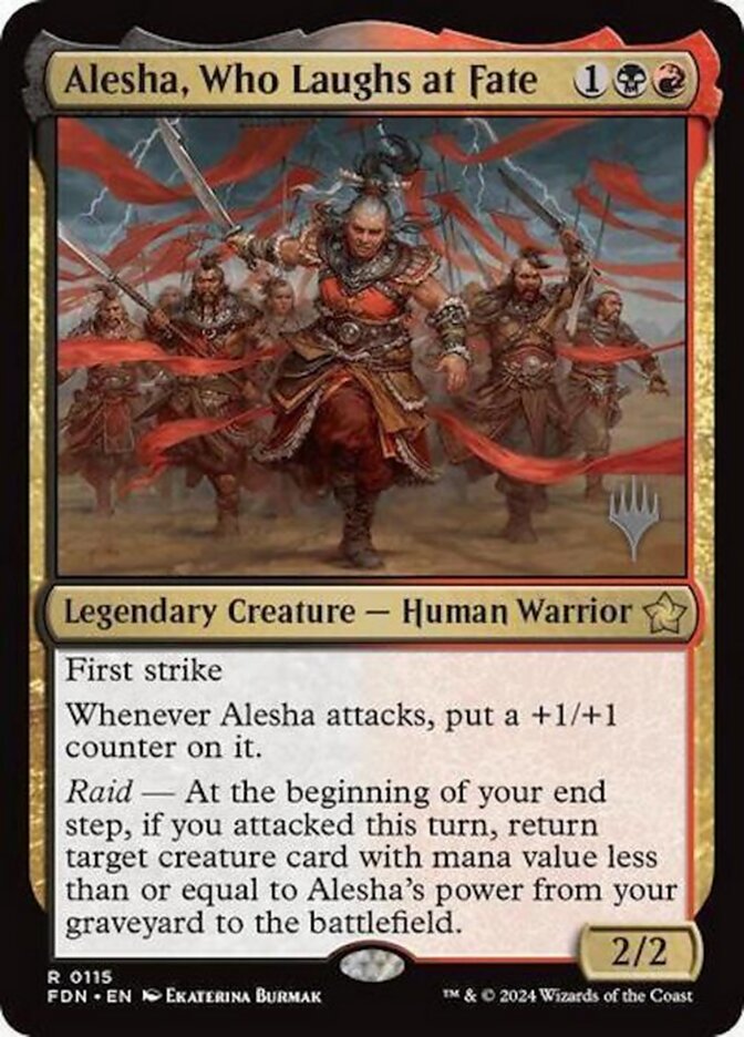 Alesha, Who Laughs at Fate - Magic: The Gathering - MoxLand