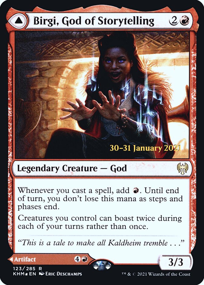 Birgi, Deusa das Histórias / Birgi, God of Storytelling - Magic: The Gathering - MoxLand