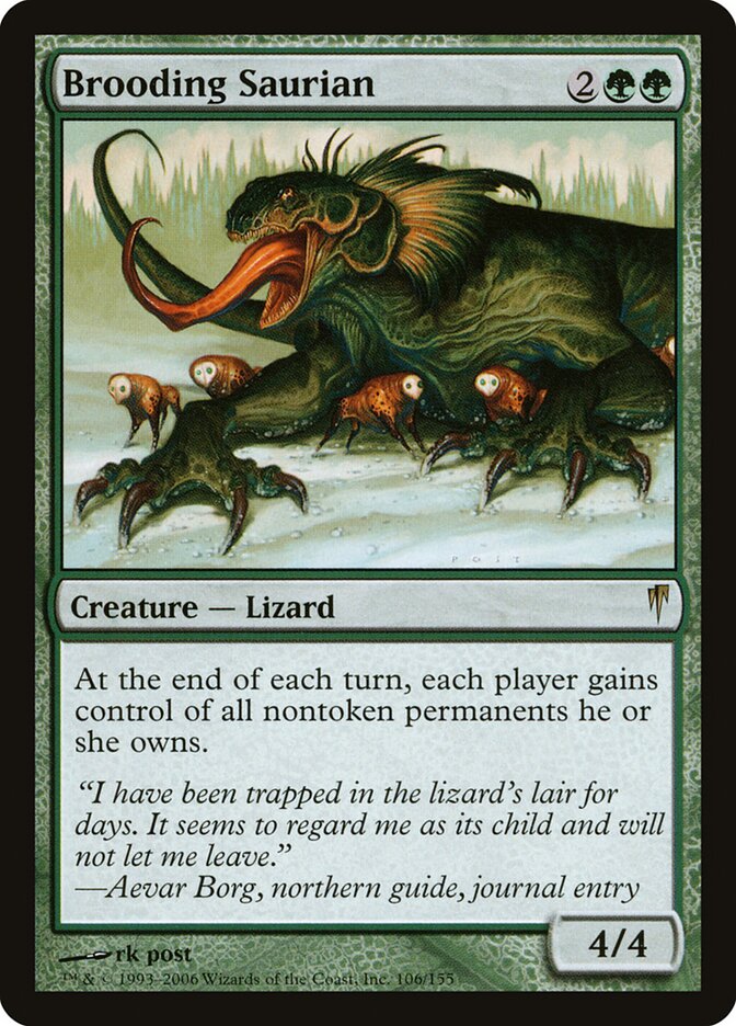 Sáurio Chocadeiro / Brooding Saurian - Magic: The Gathering - MoxLand