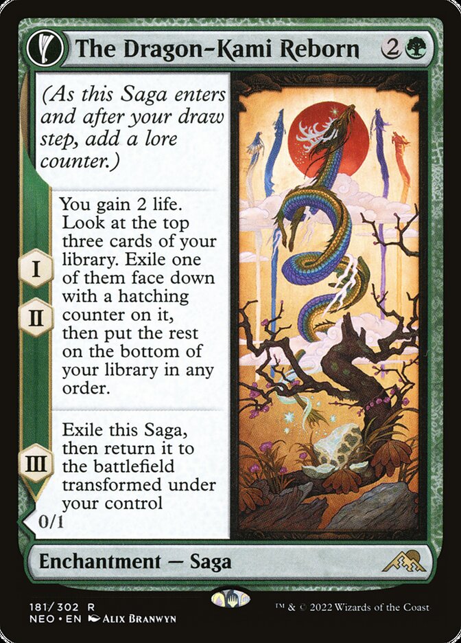 O Kami-dragão Renascido / The Dragon-Kami Reborn - Magic: The Gathering - MoxLand