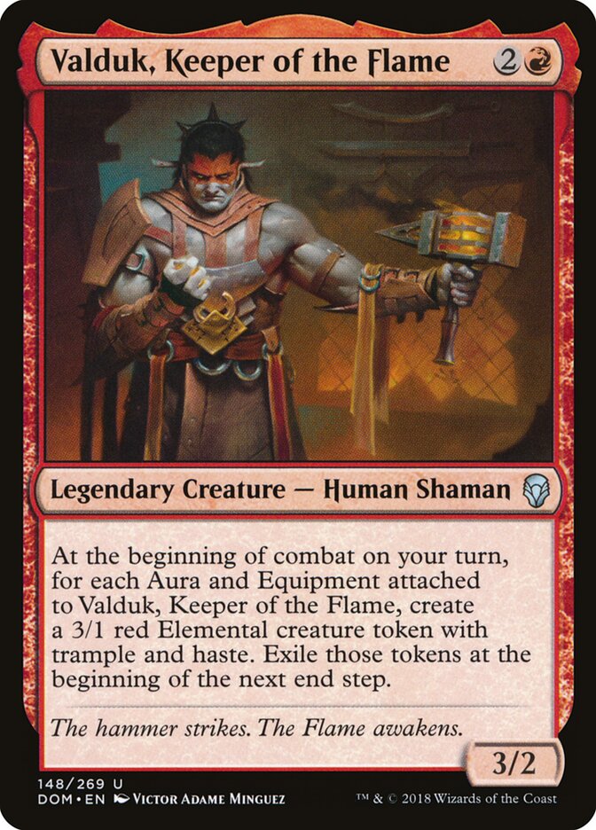 Valduk, Guardião da Chama / Valduk, Keeper of the Flame - Magic: The Gathering - MoxLand