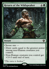 Retorno do Falabravo / Return of the Wildspeaker - Magic: The Gathering - MoxLand