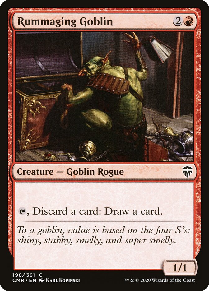 Goblin Escarafunchador / Rummaging Goblin - Magic: The Gathering - MoxLand