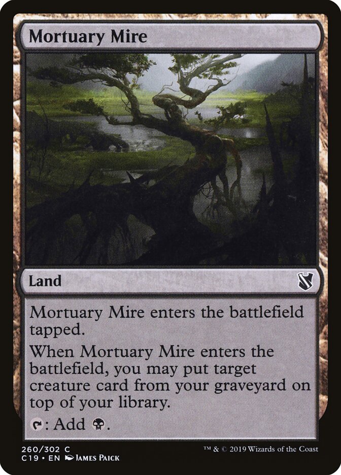Lodaçal Mortuário / Mortuary Mire - Magic: The Gathering - MoxLand