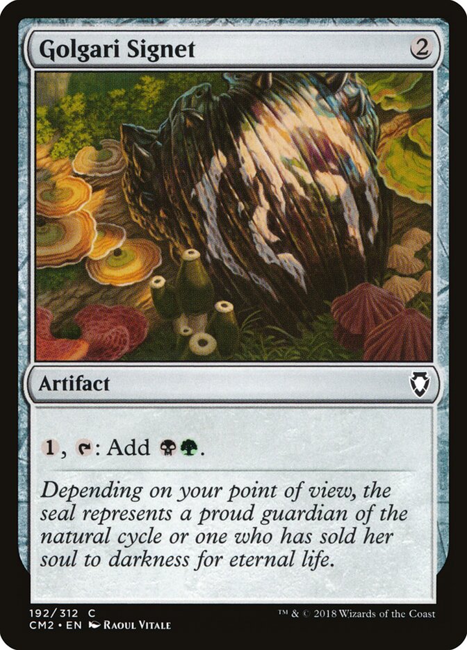 Sinete Golgari / Golgari Signet - Magic: The Gathering - MoxLand