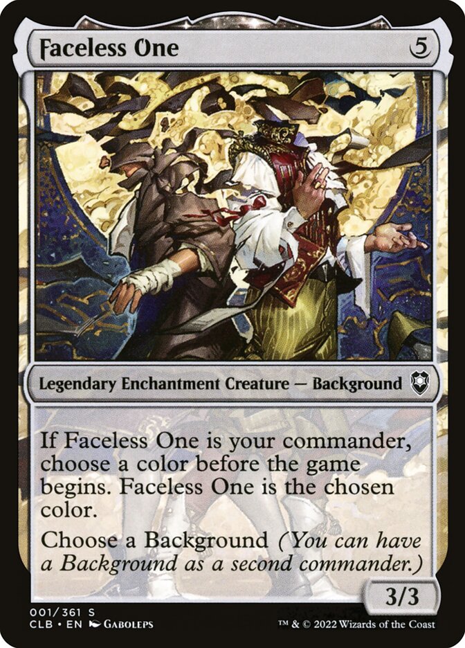 O Sem Rosto / Faceless One - Magic: The Gathering - MoxLand