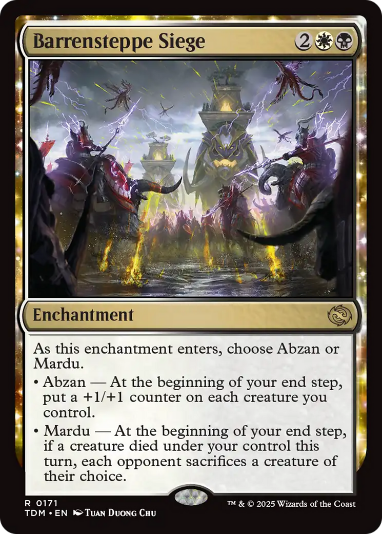 Cerco da Estepe Deserta / Barrensteppe Siege - Magic: The Gathering - MoxLand