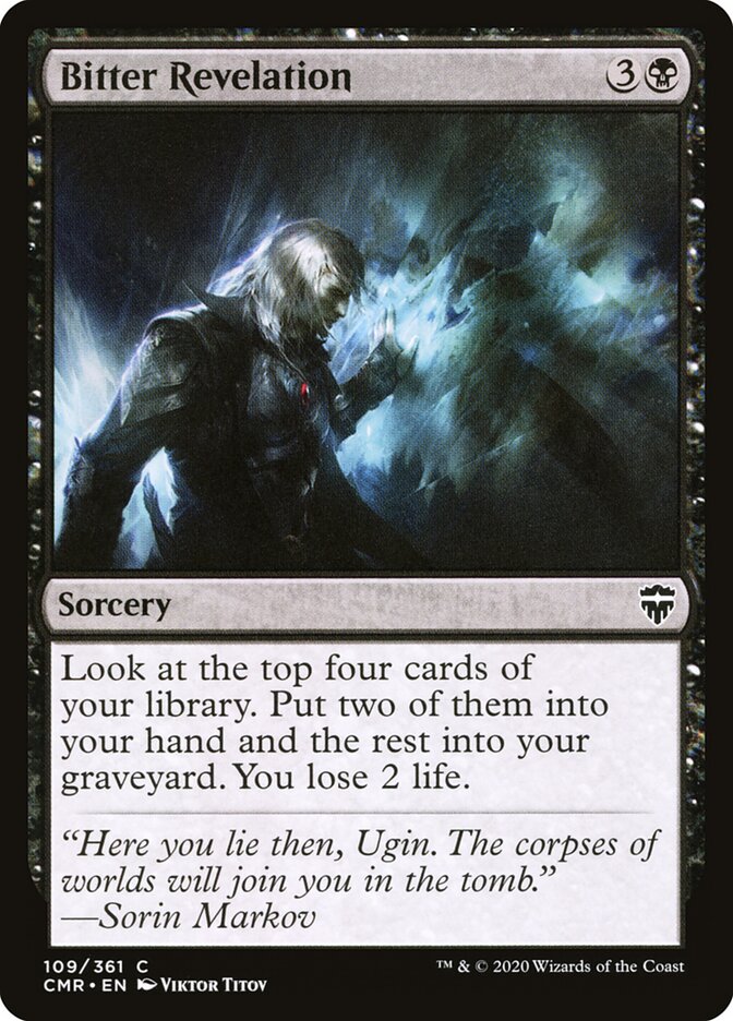 Revelação Amarga / Bitter Revelation - Magic: The Gathering - MoxLand